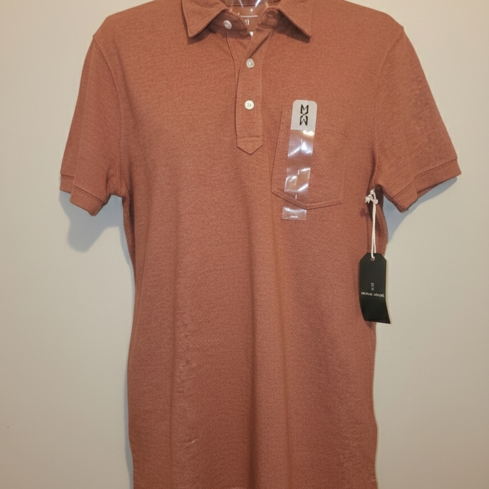 Mutual Weave Men's Short Sleeve Pocket Polo Shirt - NWT